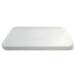 WERiT Stapelbox mit U-Rand im Euroformat 60 x 40 x 32 cm, mattweiß