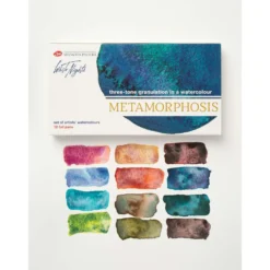 White Nights™ Aquarellfarben Set Metamorphosis mit 12 Näpfe