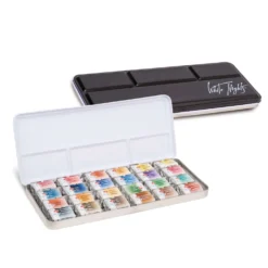 WHITE NIGHTS™ Extrafeine russische Künstler-Aquarellfarbe im Metallkasten