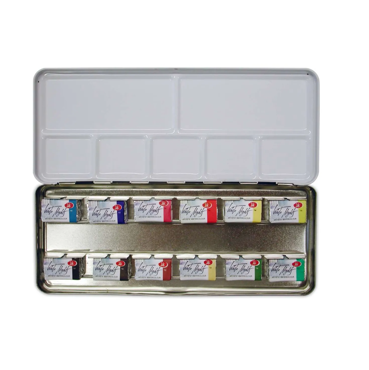 WHITE NIGHTS™ Extrafeine russische Künstler-Aquarellfarbe im Metallkasten