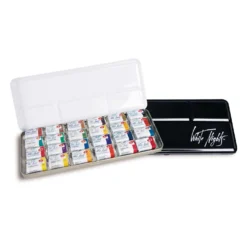 WHITE NIGHTS™ Extrafeine russische Künstler-Aquarellfarbe im Metallkasten