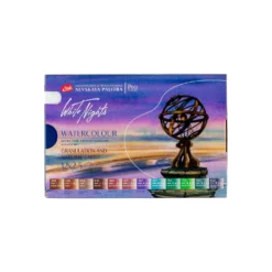 WHITE NIGHTS™ Künstler-Aquarellfarben-Set Granulating and Earth