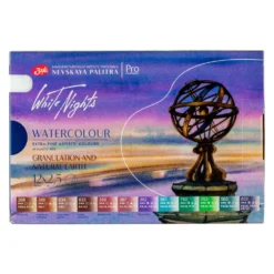 WHITE NIGHTS™ Künstler-Aquarellfarben-Set Granulating and Earth