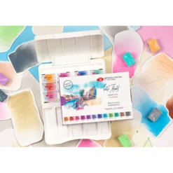WHITE NIGHTS™ Künstler-Aquarellfarben-Set Pastel Colours