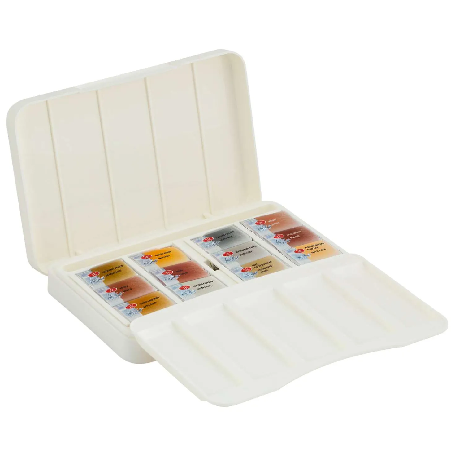 WHITE NIGHTS™ Künstler-Aquarellfarben-Set Metallic & Pastel Colours