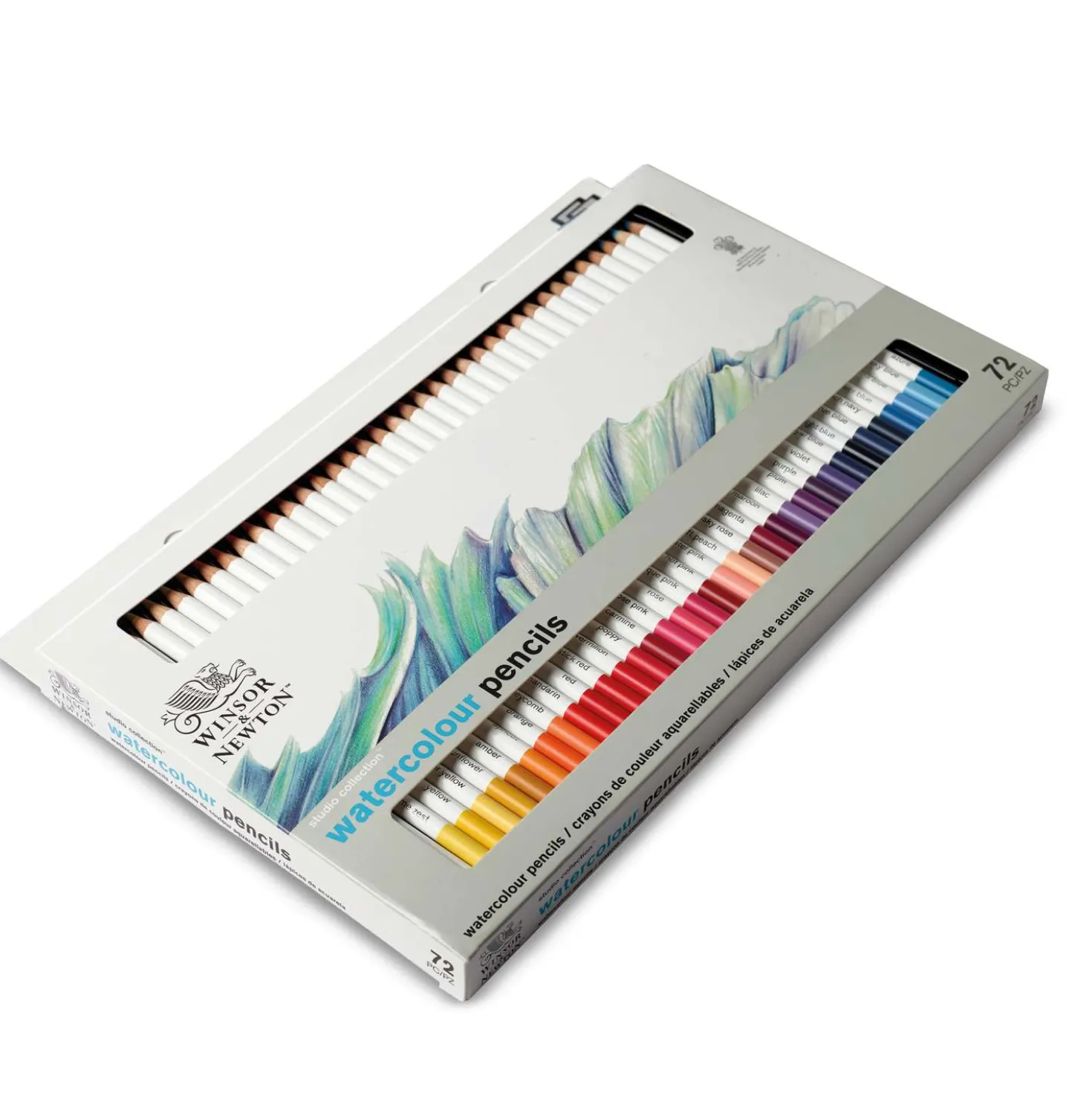 WINSOR & NEWTON™ Aquarellfarbstift-Set, 72 Stifte