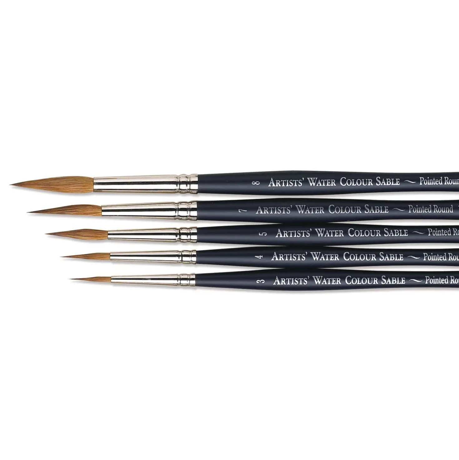 WINSOR & NEWTON™ Artists Water Colour Kolinsky-Aquarellpinsel Spitzer Rundpinsel