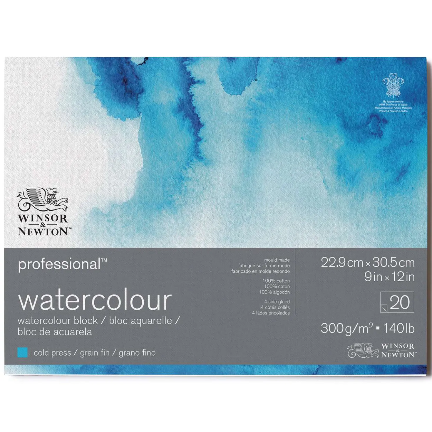 WINSOR & NEWTON™ 100% Baumwolle Aquarellkarton Professional