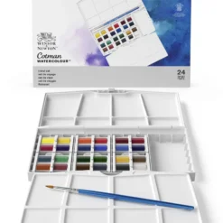 WINSOR & NEWTON Cotman™ Aquarellfarben Painting Box PLUS, 25-teilig