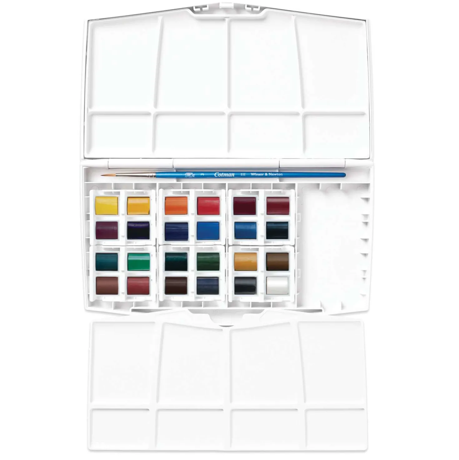 WINSOR & NEWTON Cotman™ Aquarellfarben Painting Box PLUS, 25-teilig