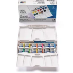 WINSOR & NEWTON Cotman™ Aquarellfarben Pocket PLUS Set, 13-teilig