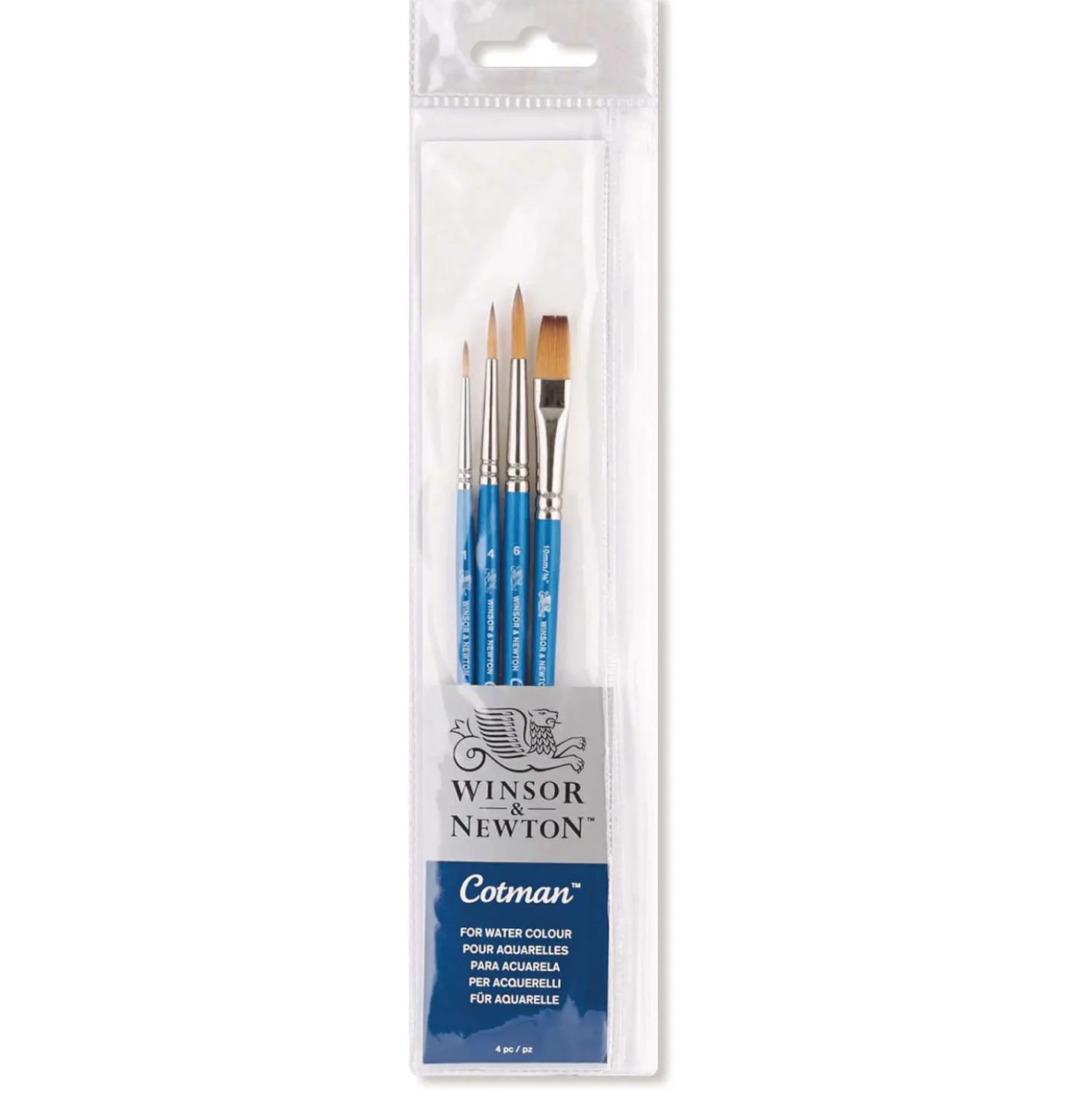 WINSOR & NEWTON Cotman™ Aquarellpinsel 4er-Set