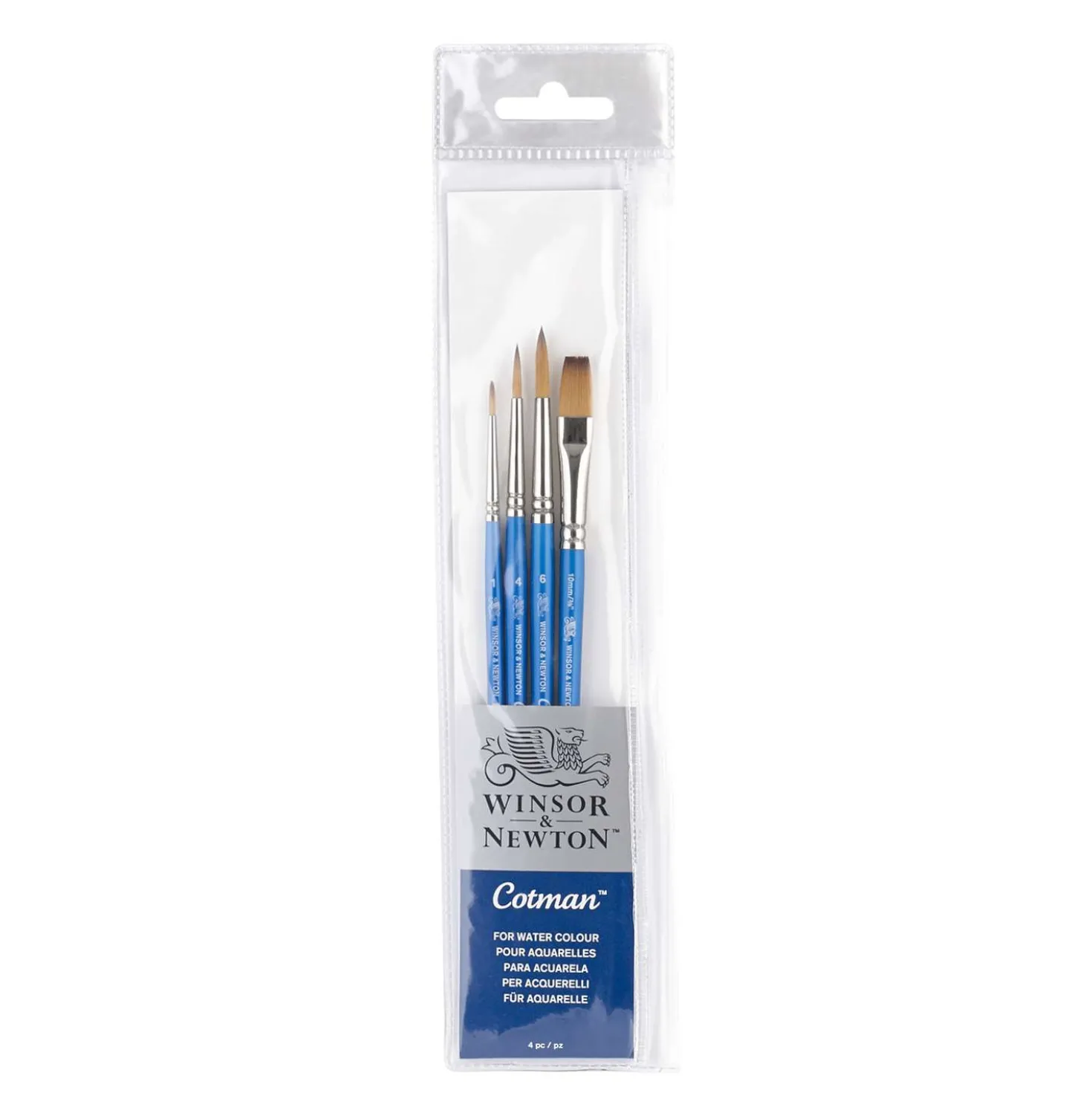 WINSOR & NEWTON Cotman™ Aquarellpinsel 4er-Set