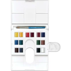WINSOR & NEWTON Cotman™ Aquarellfarben Compact Set, 15-teilig