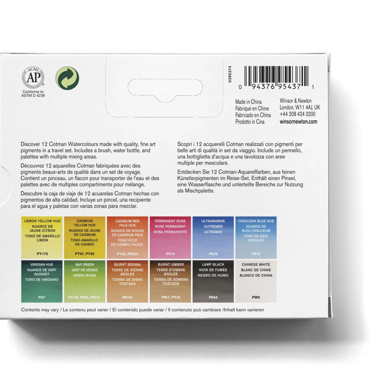 WINSOR & NEWTON Cotman™ Field PLUS Aquarellfarbkasten