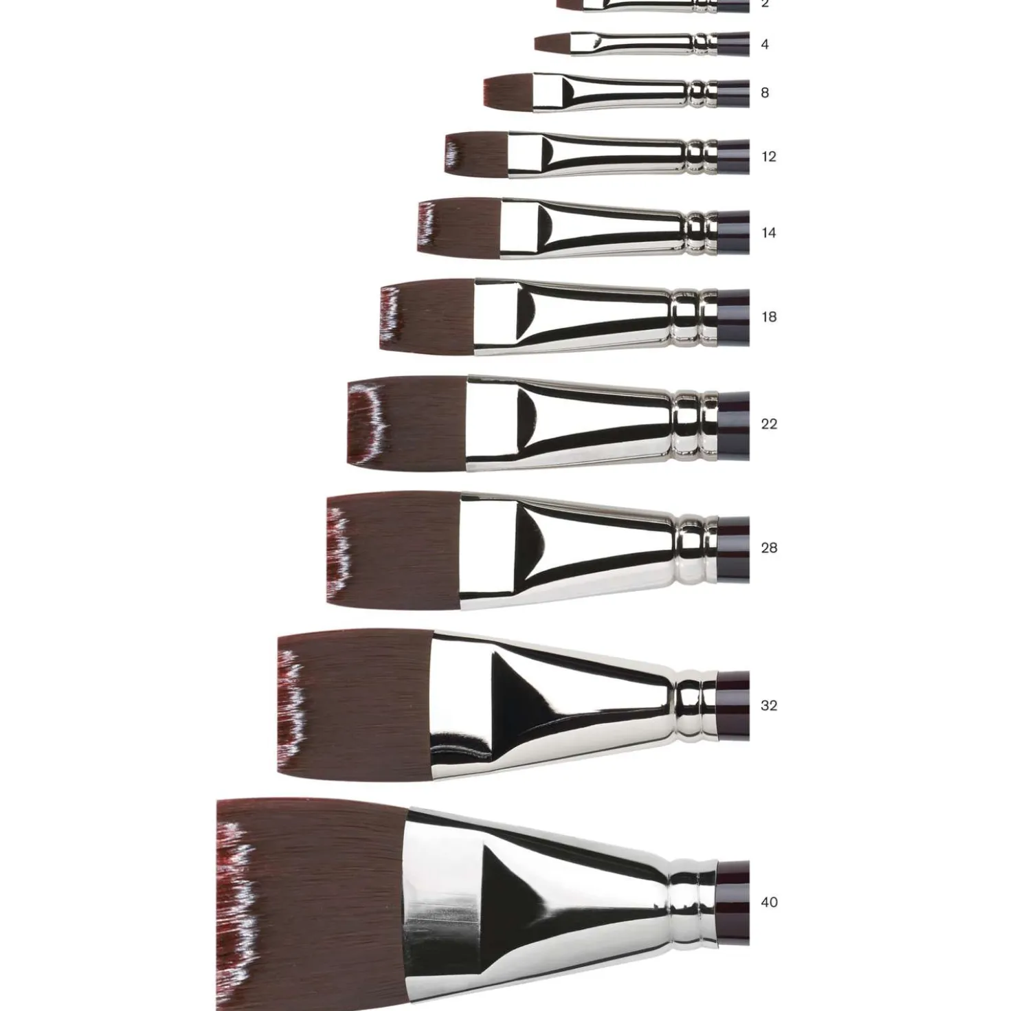 WINSOR & NEWTON™ GALERIA Acrylpinsel, kurz und flach