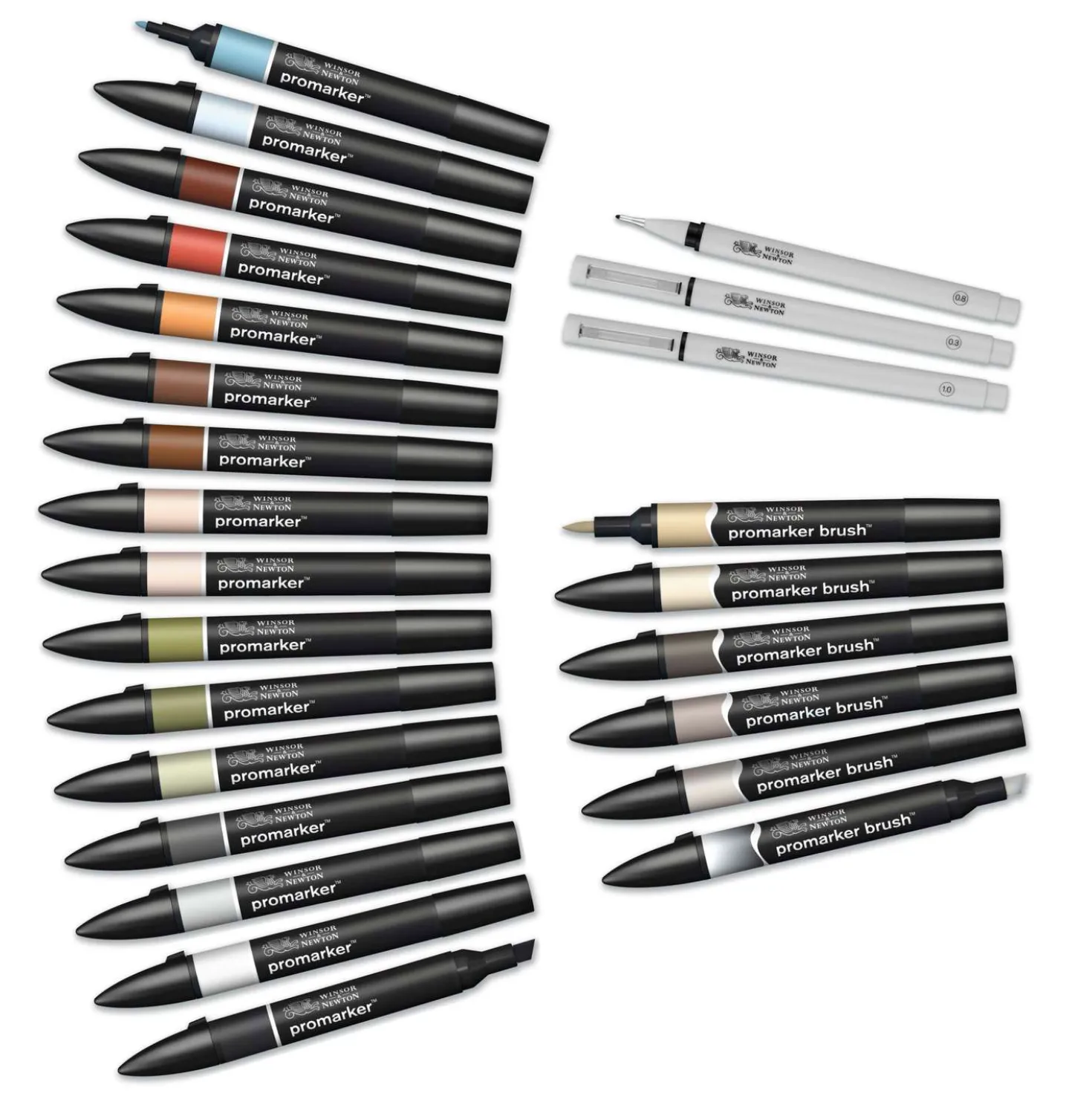WINSOR & NEWTON™ „Interior“ Promarker Wallet Set, 25-teilig