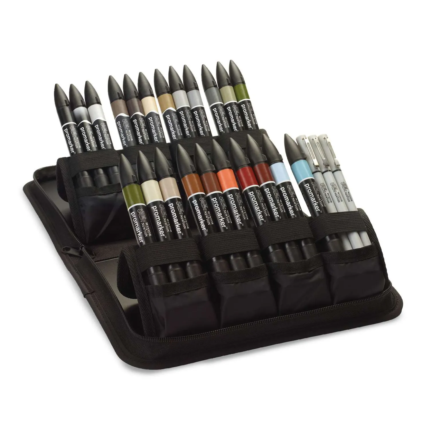 WINSOR & NEWTON™ „Interior“ Promarker Wallet Set, 25-teilig