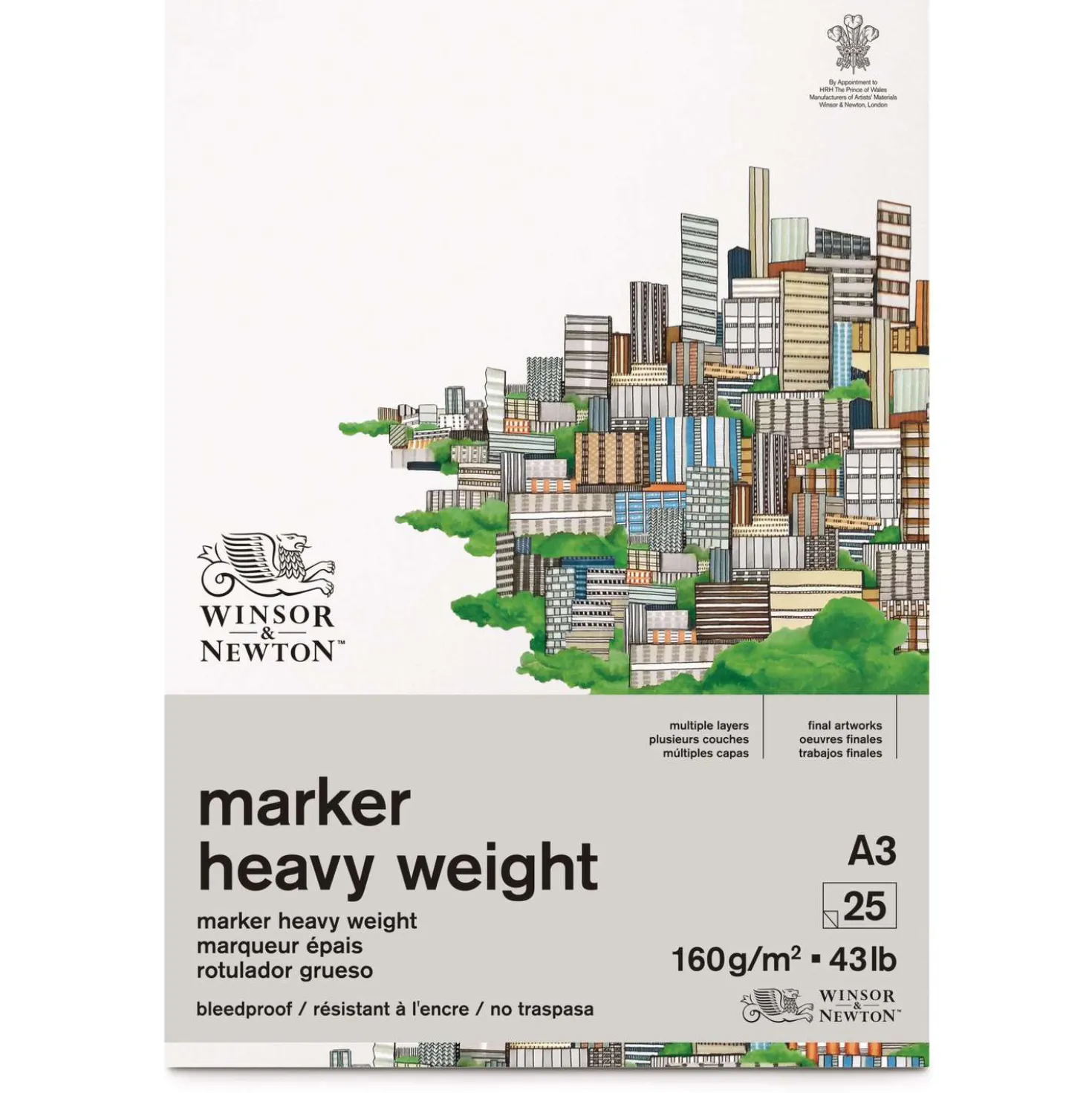 WINSOR & NEWTON™ Markerblock, 160 g/qm