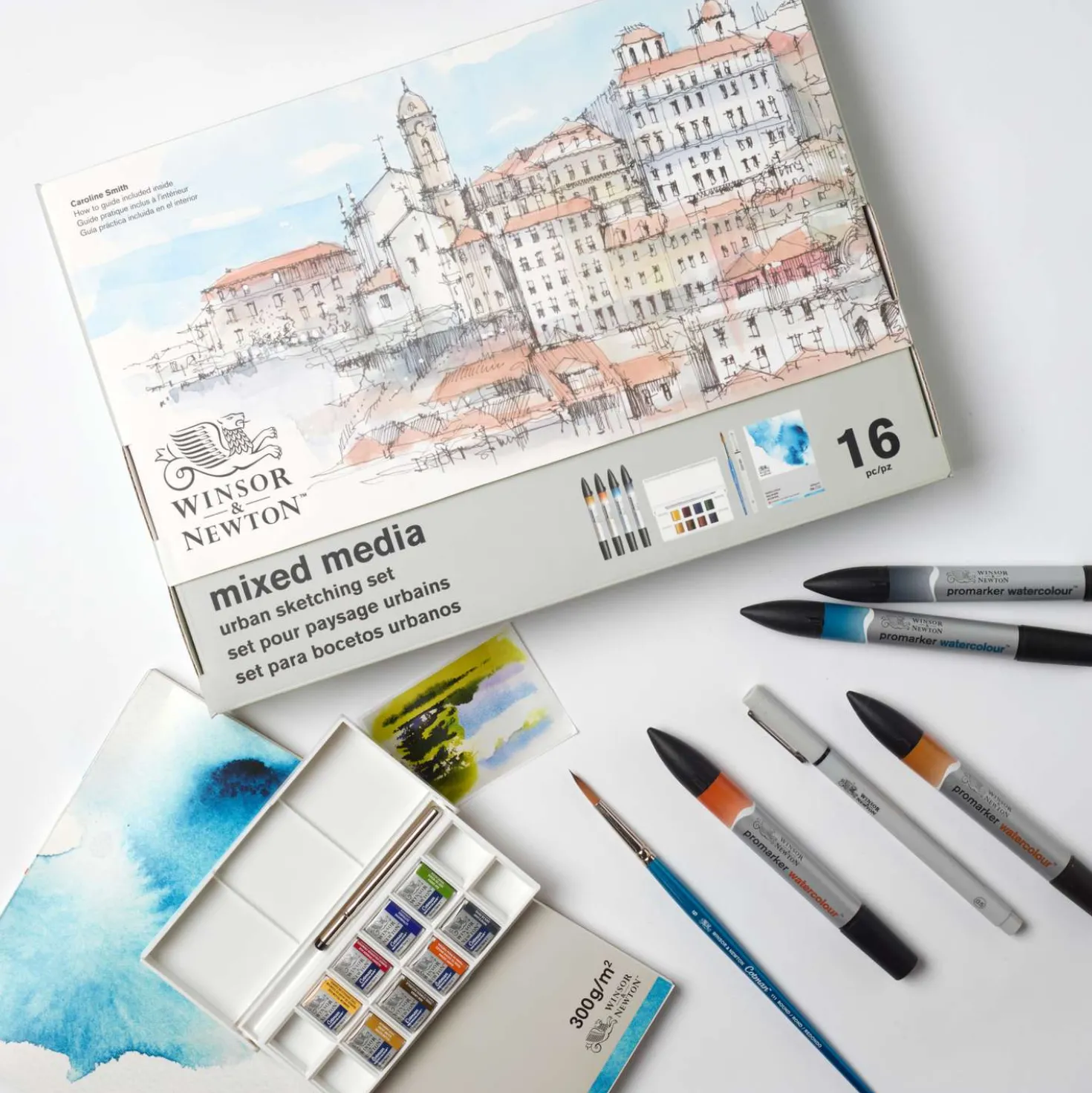WINSOR & NEWTON™ Mixed Media Urban Sketching Set