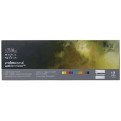 WINSOR & NEWTON™ Professional WATER COLOUR™ BLACK BOX, 12-teiliges Aquarellset