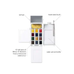 WINSOR & NEWTON™ Professional WATER COLOUR™ Field Pocket Set, Aquarellfarbkasten