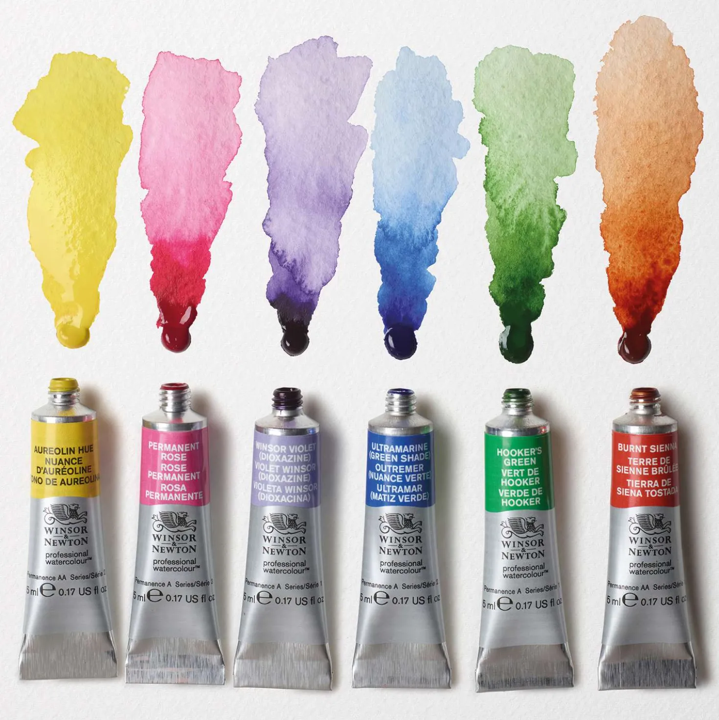 WINSOR & NEWTON™ Professional Watercolour Sets, 6 x 5 ml
