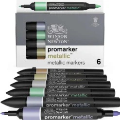 WINSOR & NEWTON™ promarker metallic™ 6er-Set