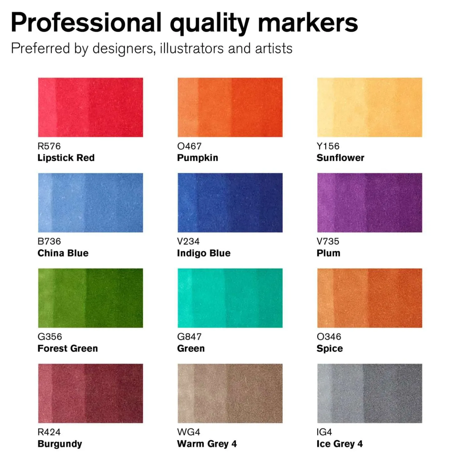 WINSOR & NEWTON™ promarker™ themenbasierte 12er-Sets