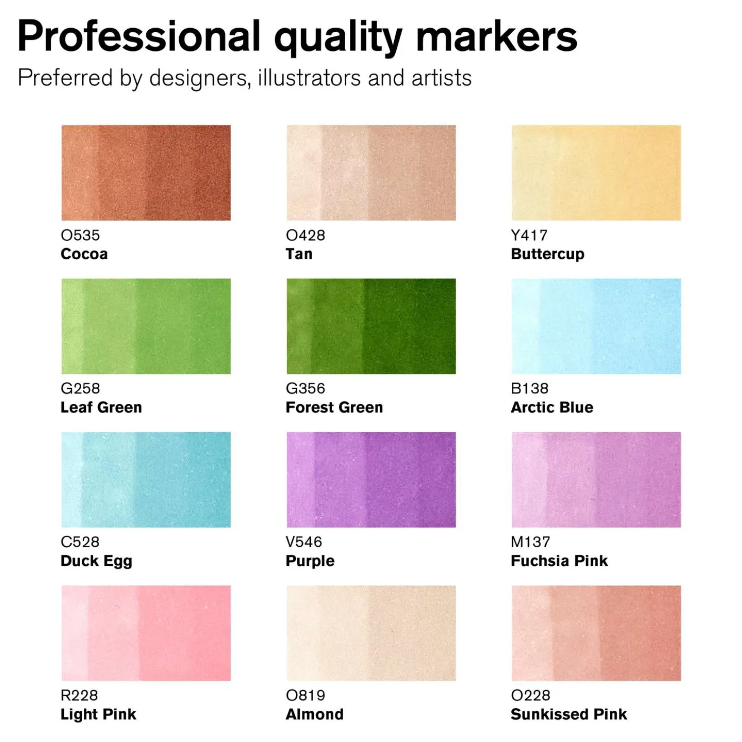 WINSOR & NEWTON™ promarker™ themenbasierte 12er-Sets