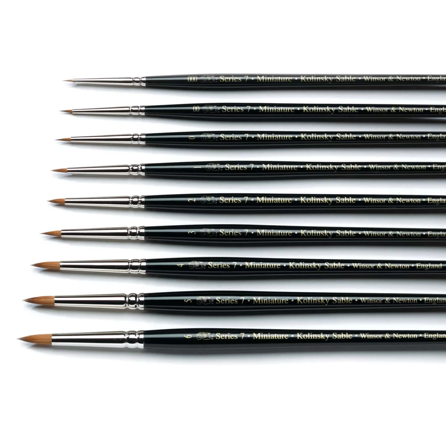 WINSOR & NEWTON™ Serie 7, Miniaturpinsel Kolinsky-Rotmarderpinsel