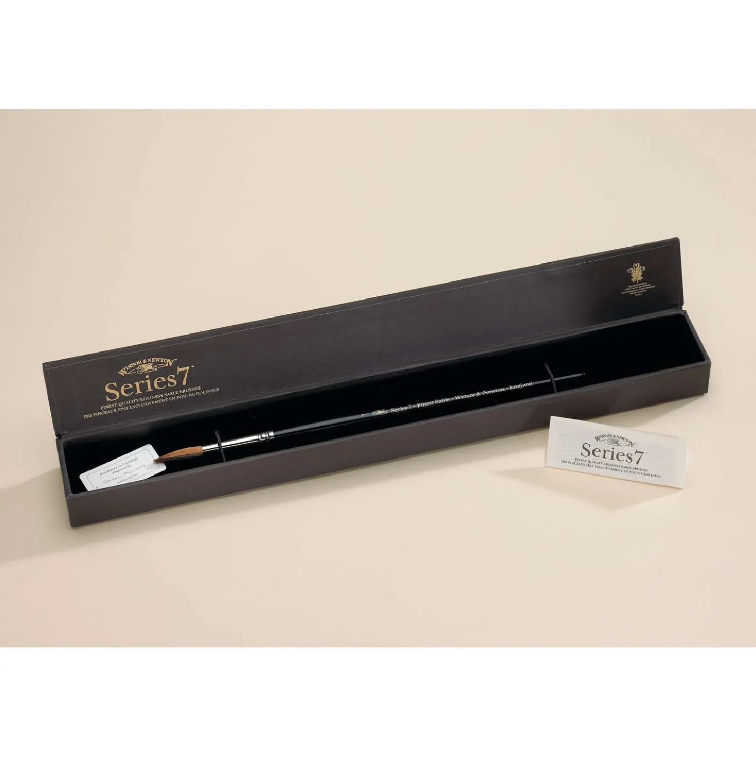 WINSOR & NEWTON™ Serie 7, rund Kolinsky-Rotmarder-Aquarellpinsel