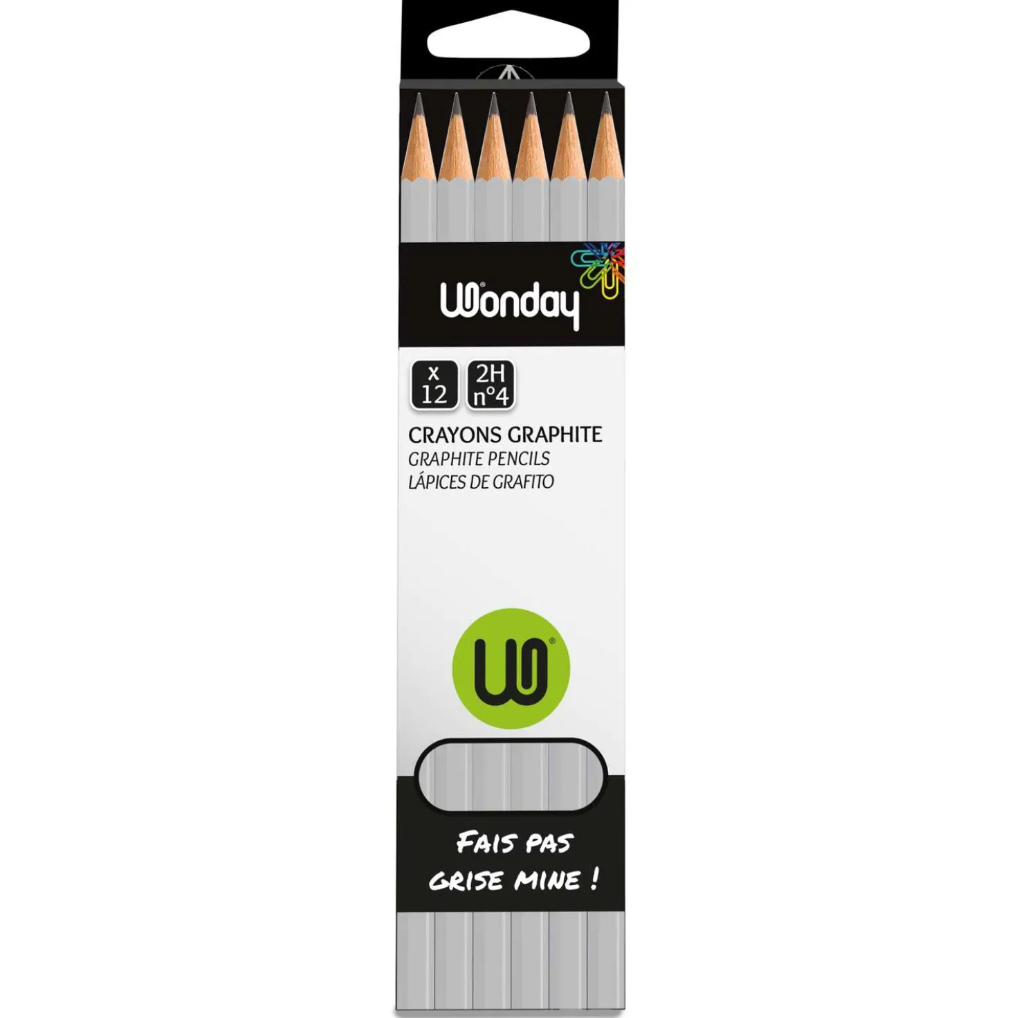 Wonday Graphitstifte, 12er Packung