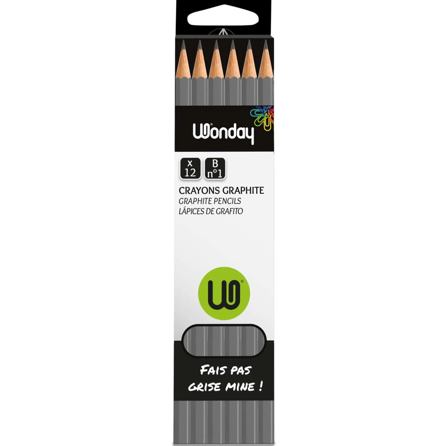 Wonday Graphitstifte, 12er Packung