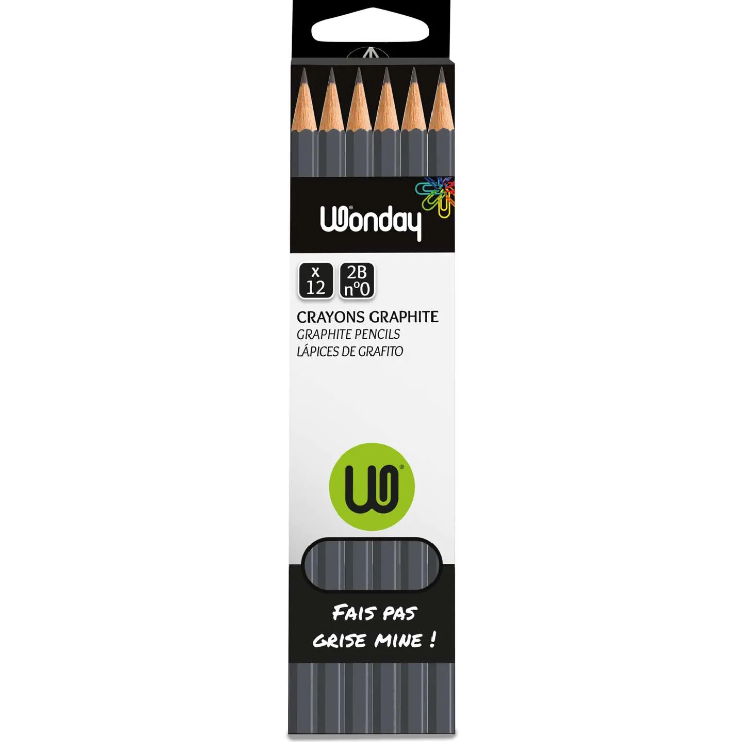 Wonday Graphitstifte, 12er Packung