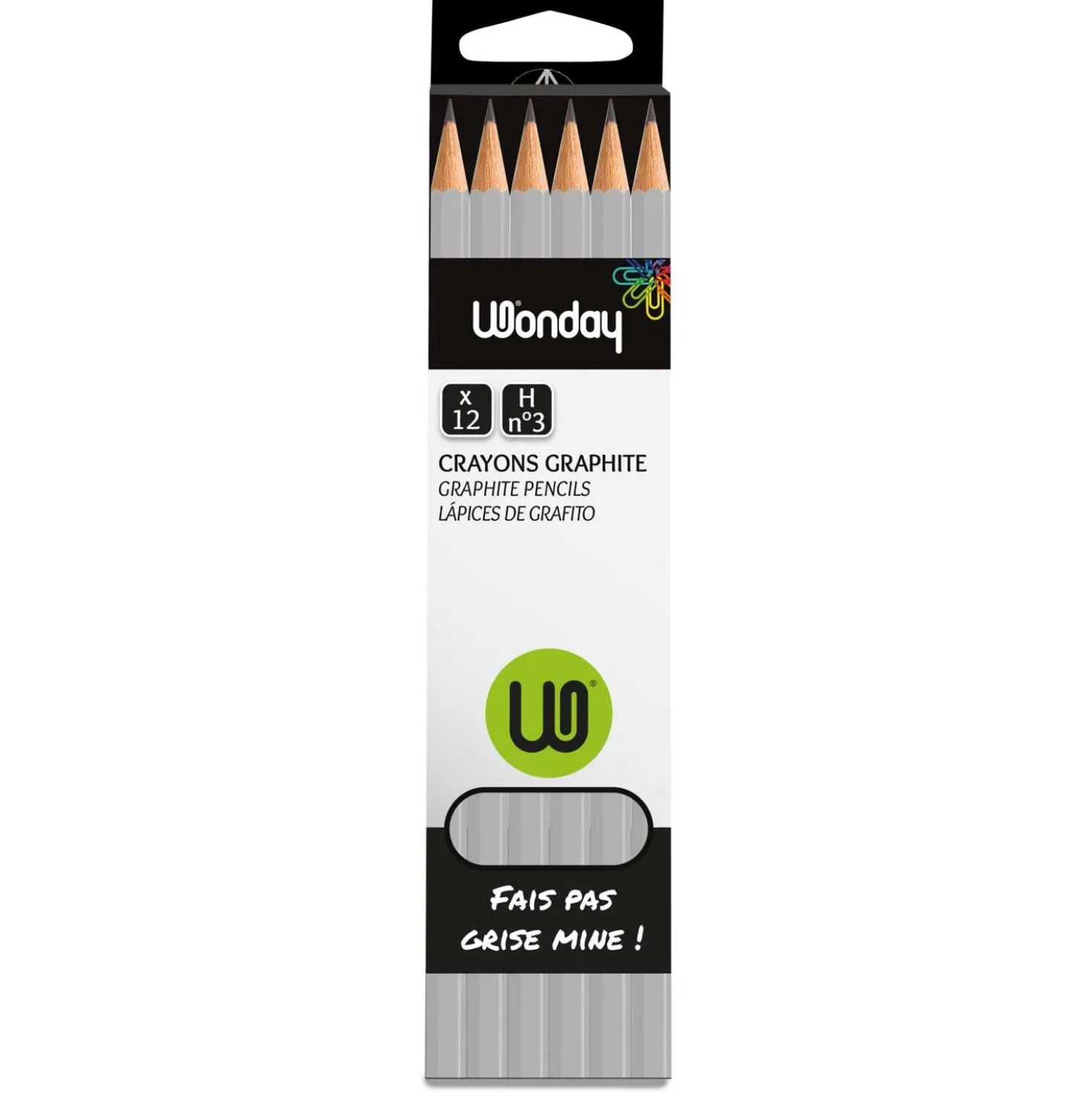 Wonday Graphitstifte, 12er Packung
