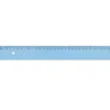 Wonday Kunststofflineal, blau-transparent