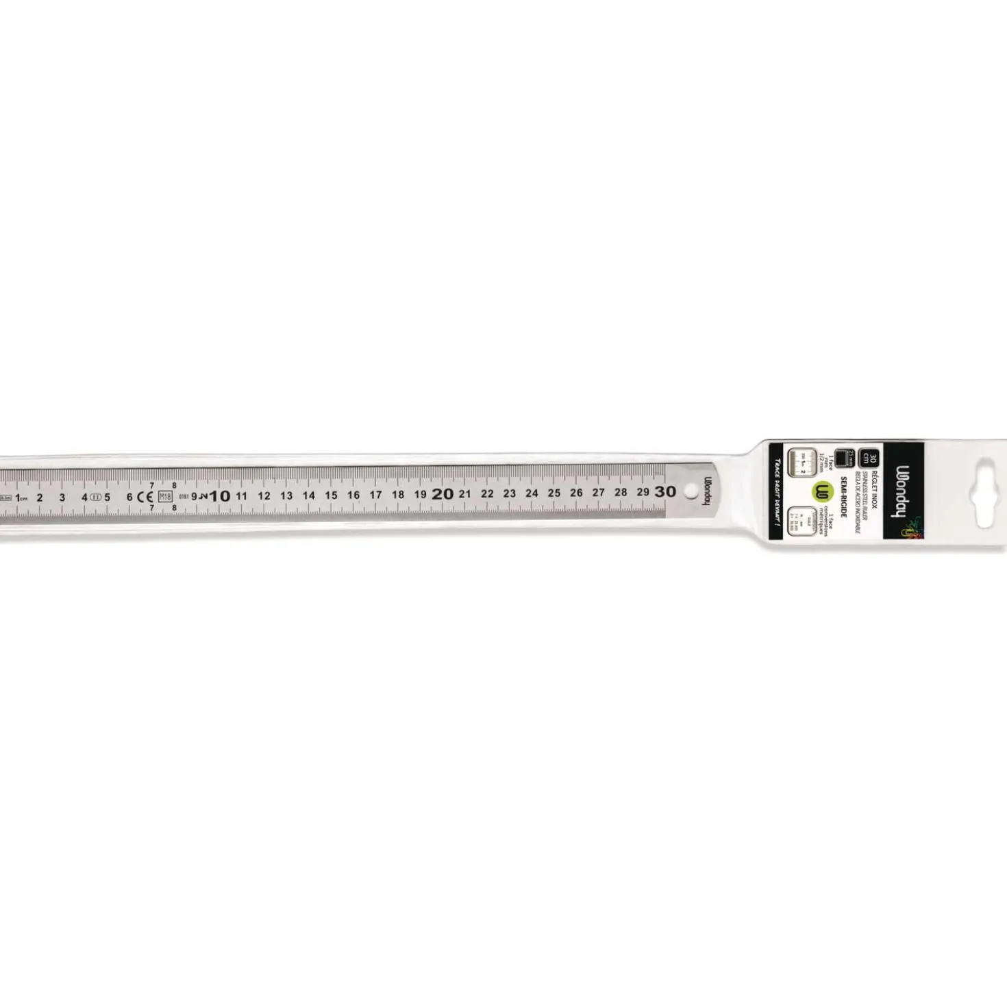 Wonday Metall-Lineal, 30 cm